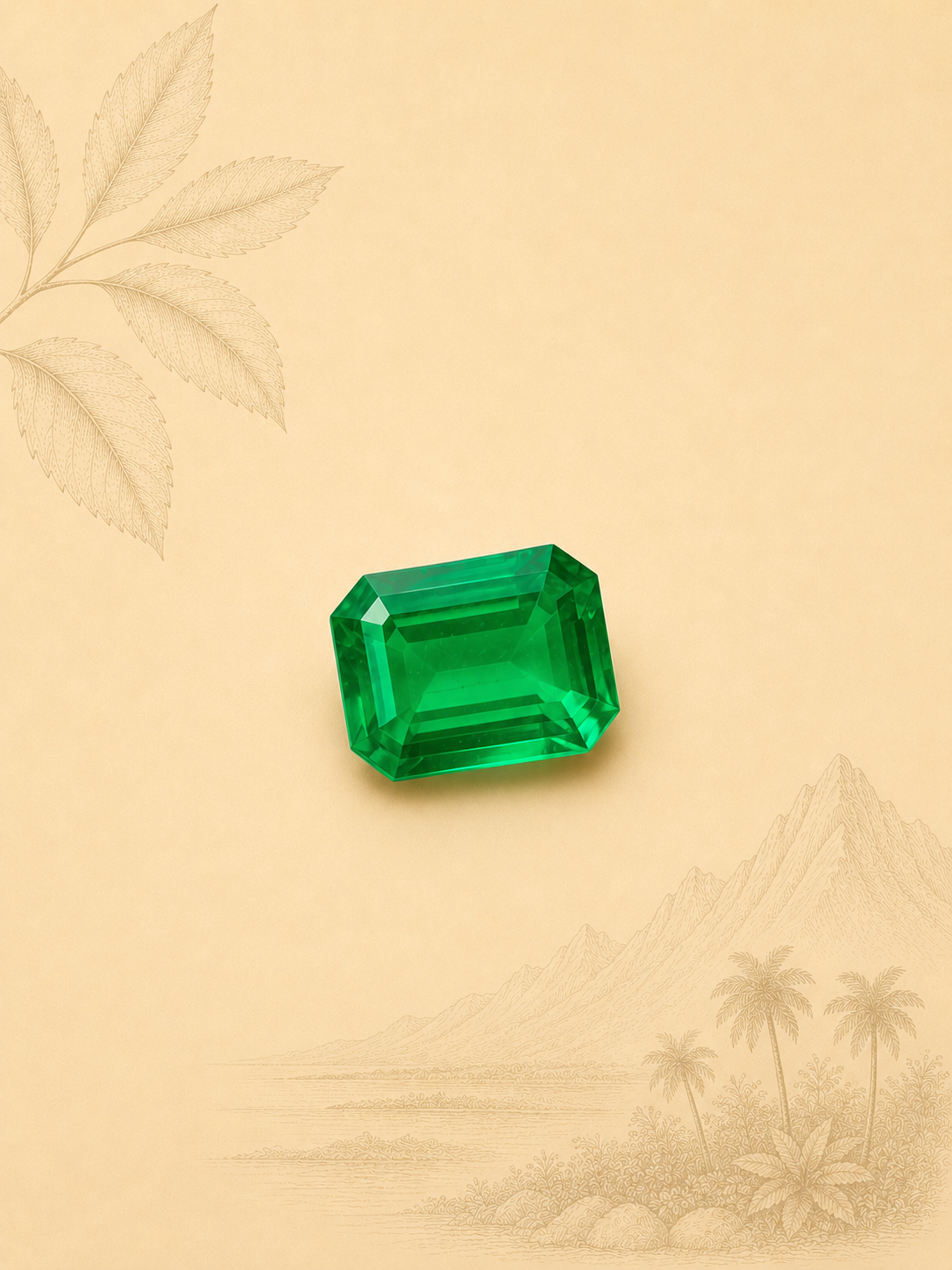 Esmeralda Natural colombiana 0,54  ct – Origen Muzo