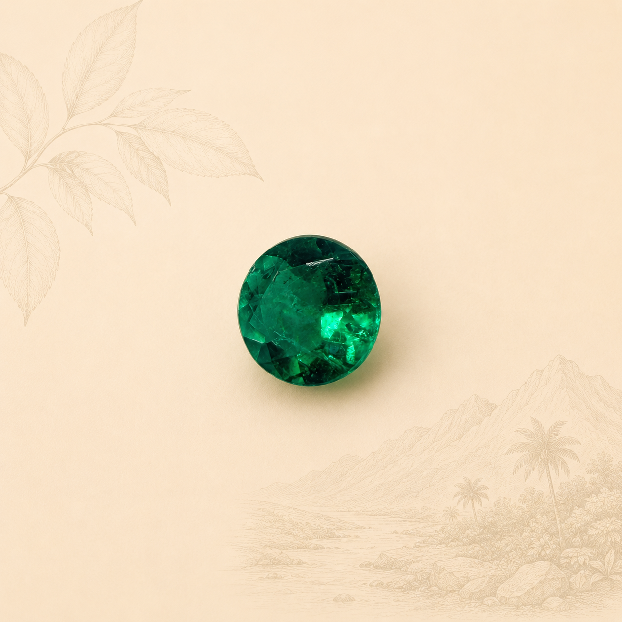 Esmeralda Natural colombiana 0,27 ct – Origen Muzo